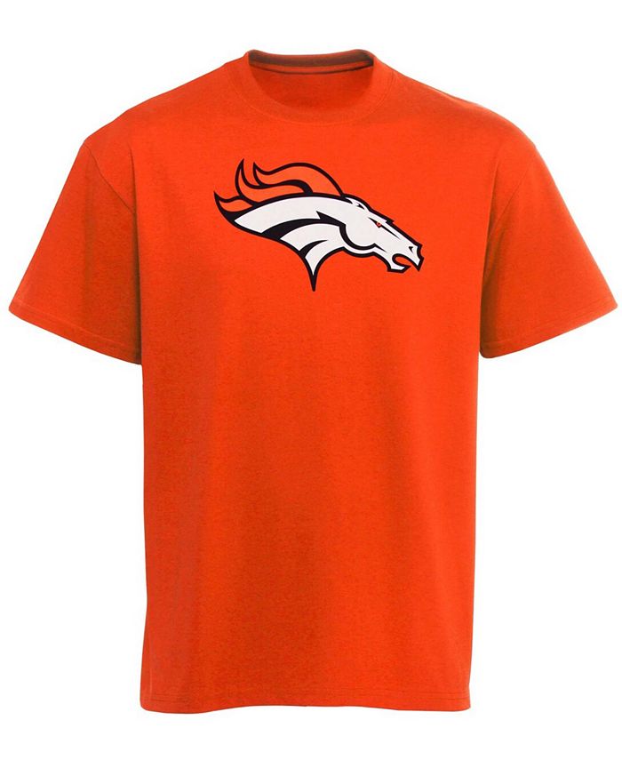 Outerstuff Big Boys Orange Denver Broncos Team Logo T-shirt