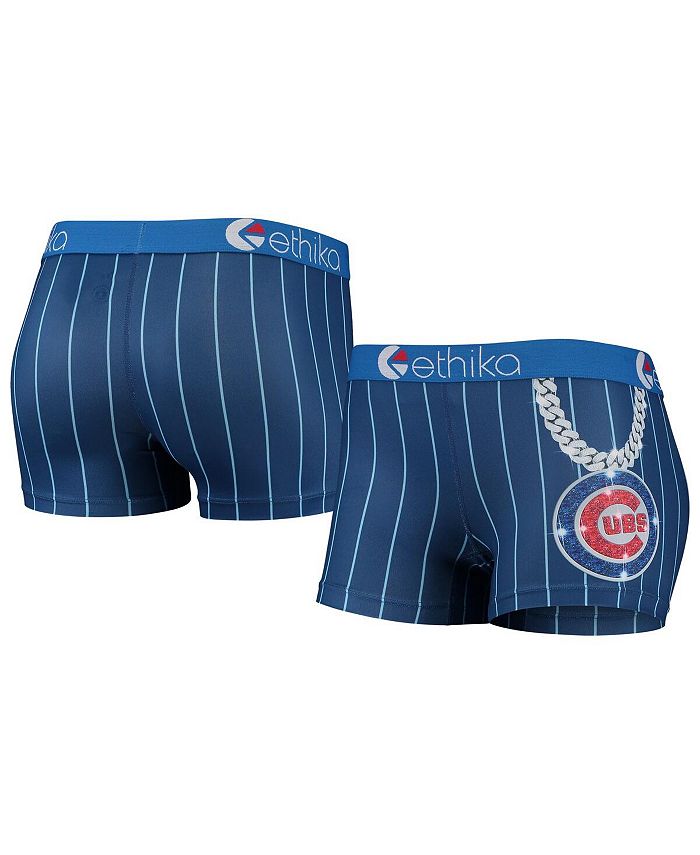 Ethika Women's Royal Chicago Cubs Slugger Shorts