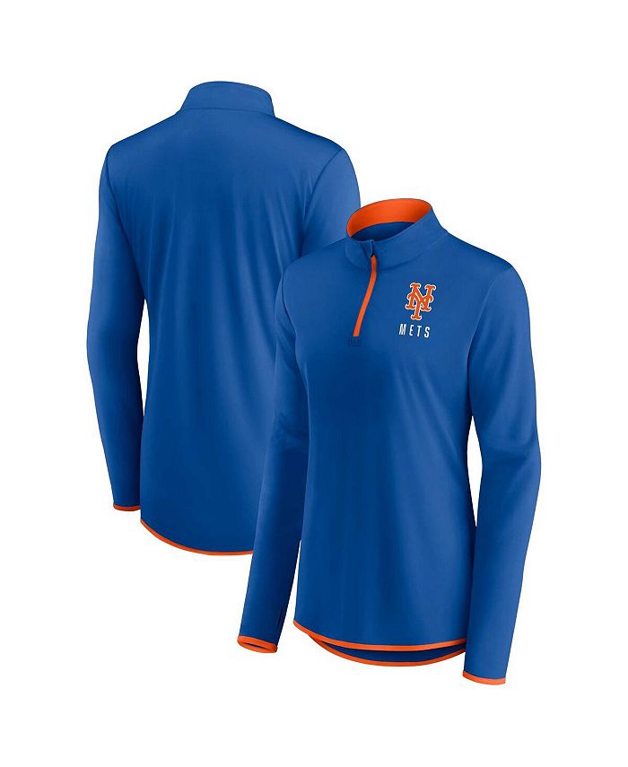 Fanatics Women's Branded Royal New York Mets Worth The Drive Quarter-Zip Jacket