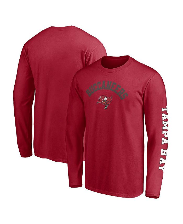 Fanatics Men's Red Tampa Bay Buccaneers Big and Tall City Long Sleeve T-shirt