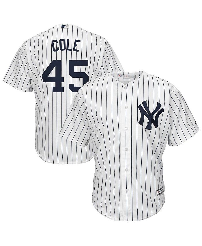 Profile Men's Gerrit Cole White, Navy New York Yankees Big and Tall Replica Player Jersey