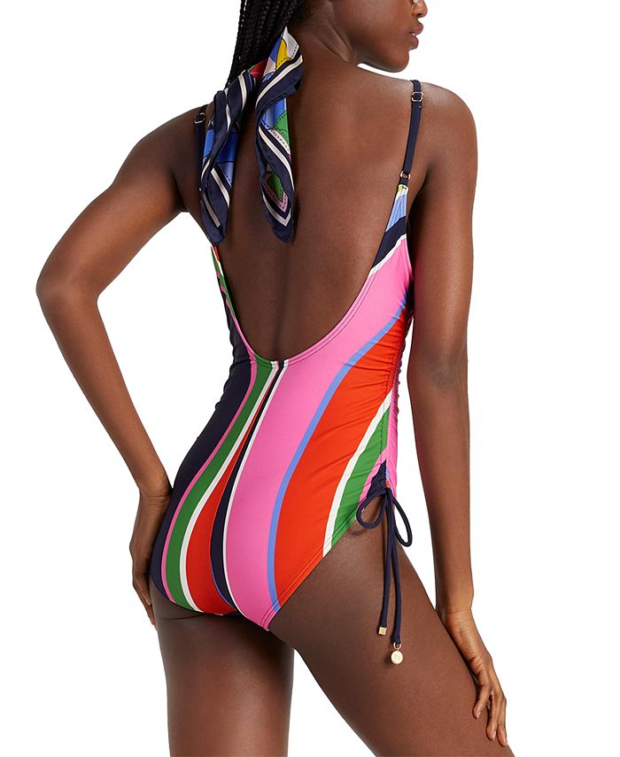 kate spade new york Women's Drawstring-Side Swimsuit