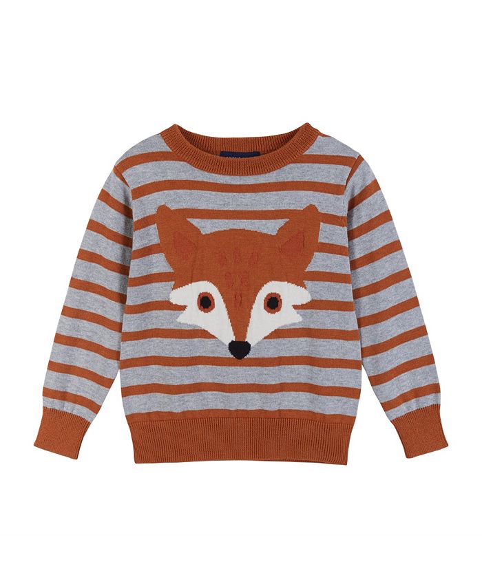 Andy & Evan Toddler/Child Boys Fox Graphic Sweater