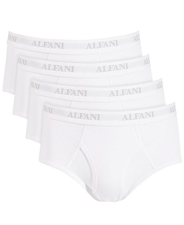 Alfani Men's 4-Pk. Moisture-Wicking Cotton Briefs