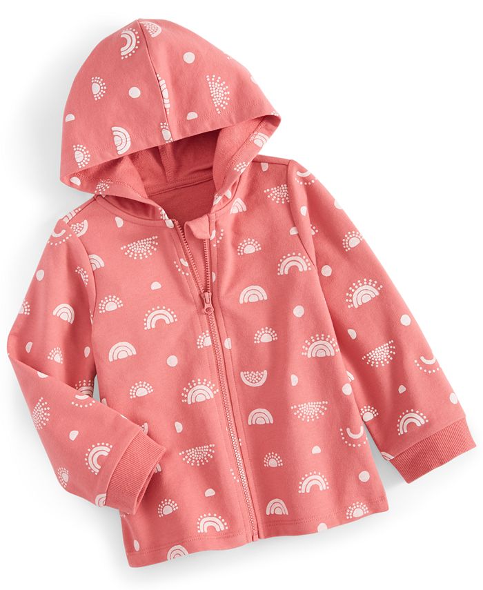 First Impressions Baby Girl Sunset Zip Up Hoodie