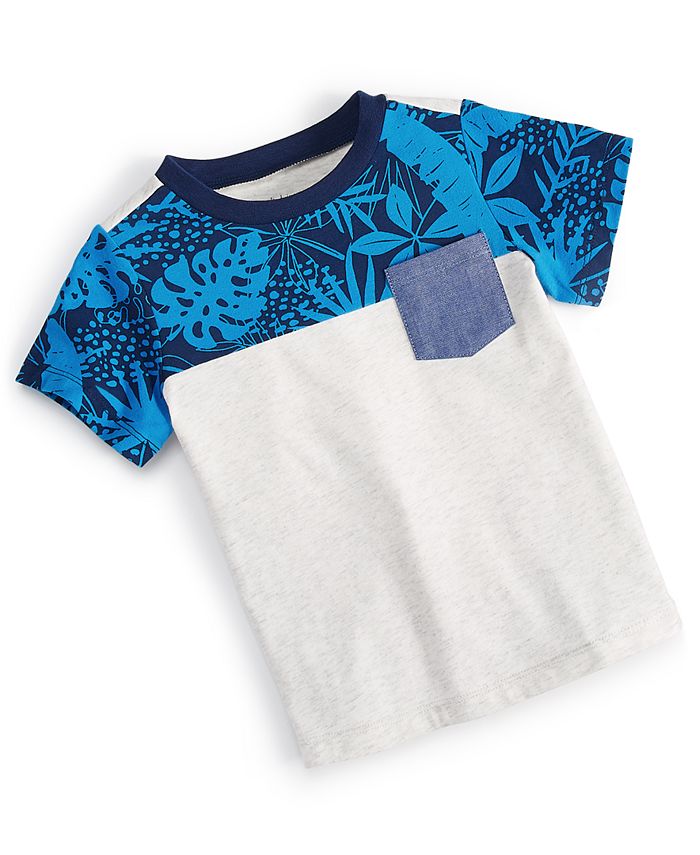 First Impressions Baby Boys Tropic Block T Shirt