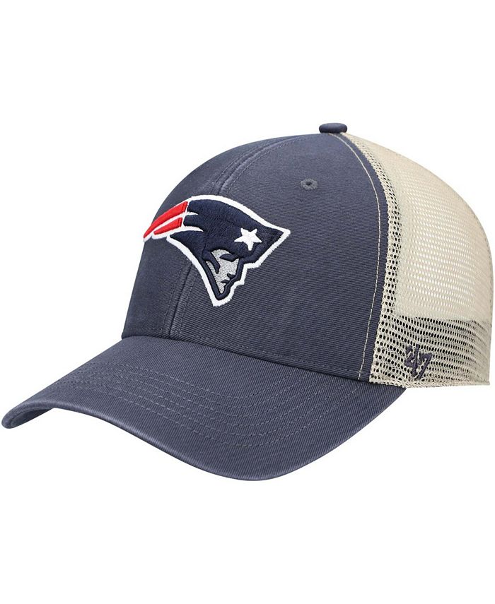 47 Brand Men's Navy New England Patriots Flagship MVP Snapback Hat