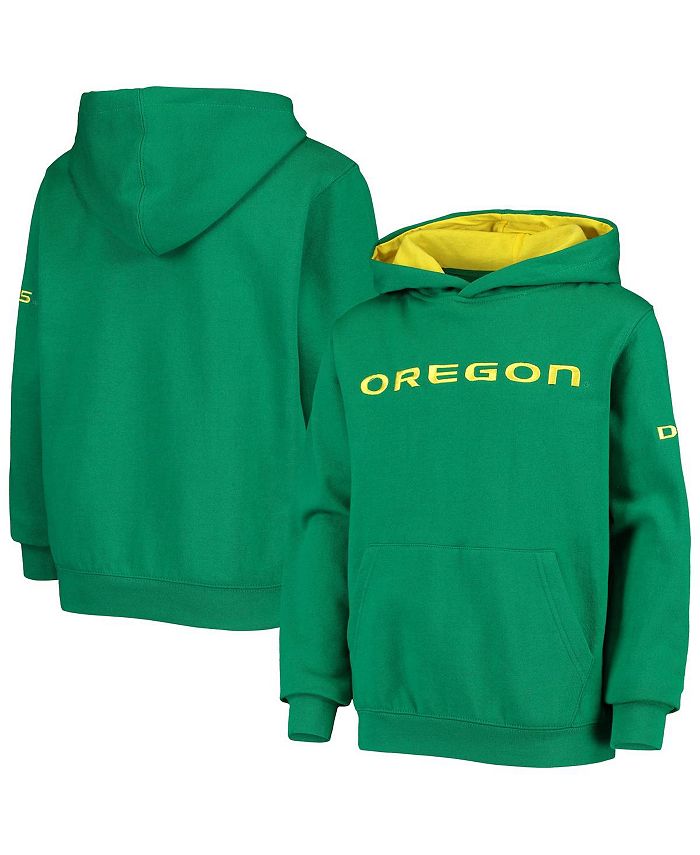 Stadium Athletic Big Boys Green Oregon Ducks Big Logo Pullover Hoodie