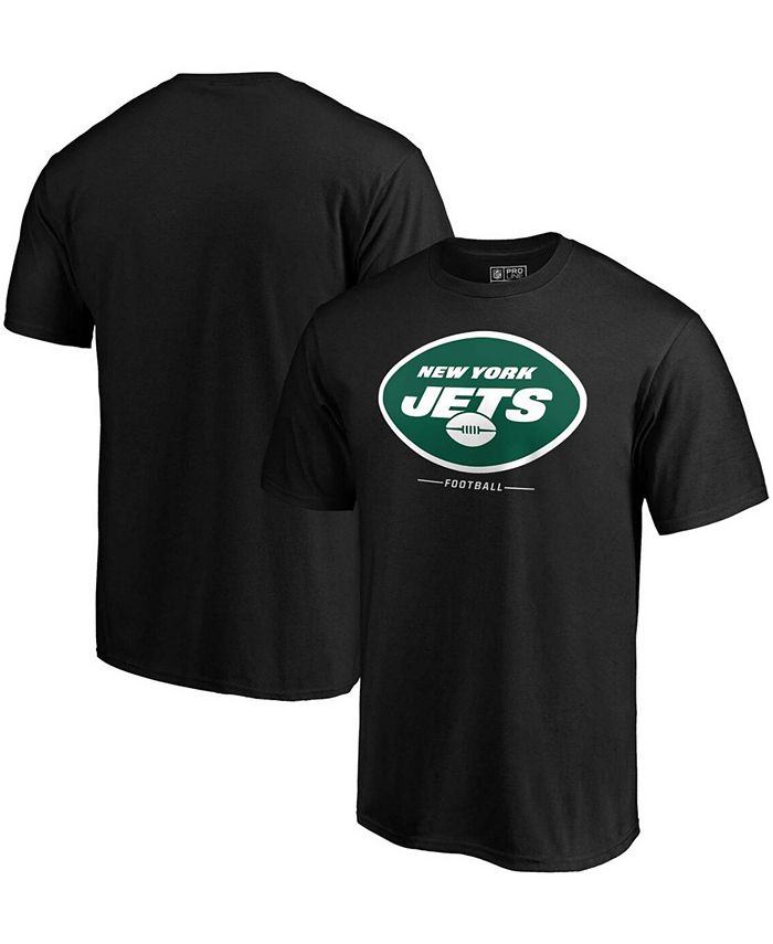 Fanatics Men's Black New York Jets Team Lockup Logo T-shirt