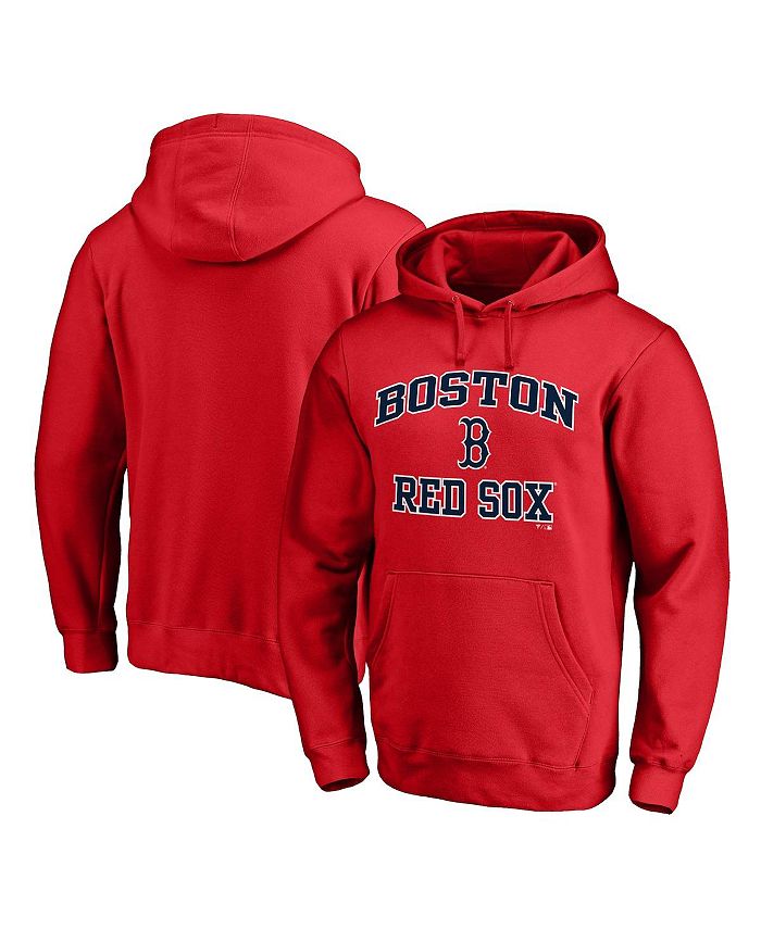 Fanatics Men's Branded Red Boston Red Sox Big and Tall Heart & Soul Team Pullover Hoodie