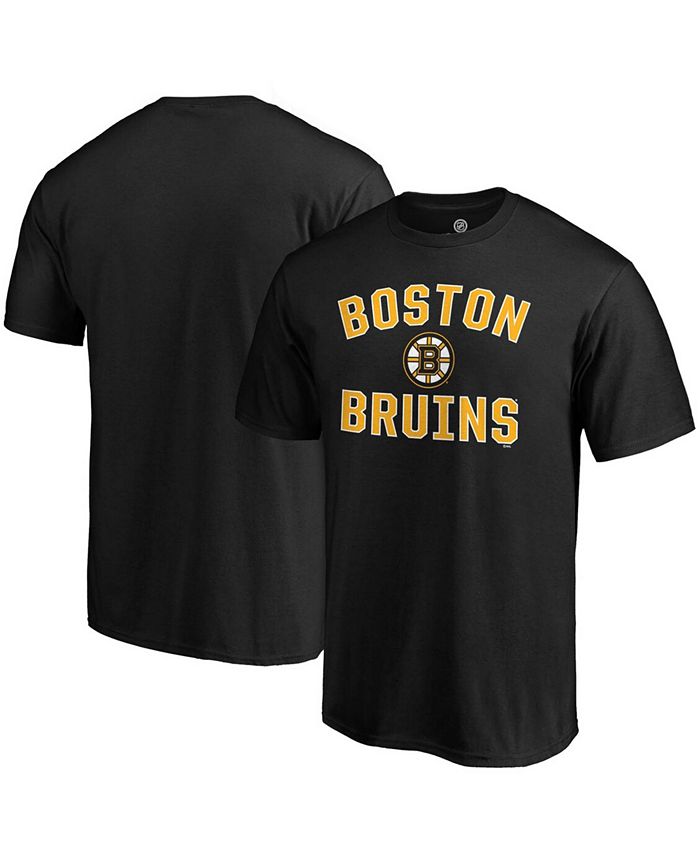 Fanatics Men's Black Boston Bruins Team Victory Arch T-shirt