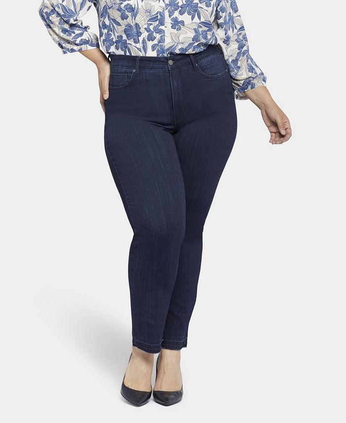 NYDJ Plus Size High Straight Jeans