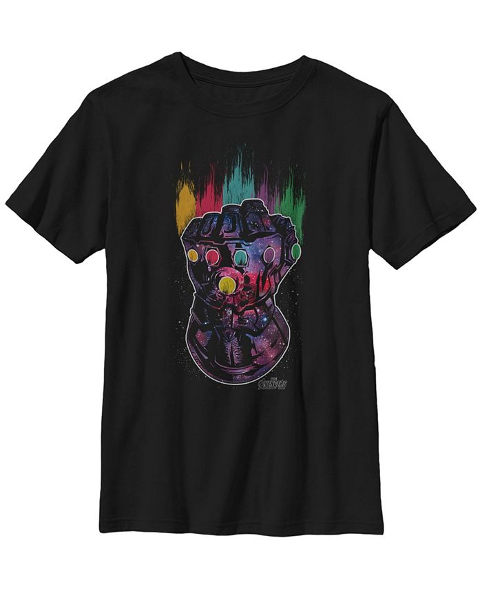 Fifth Sun Boy's Marvel Avengers: Avengers: Infinity War Rainbow Streak Gauntlet Child T-Shirt