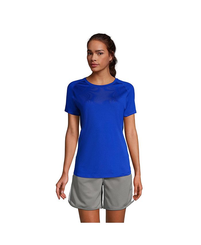 Lands' End School Uniform Women's Short Sleeve Active Gym T-shirt