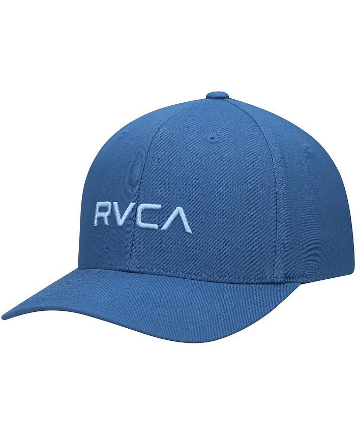 RVCA Men's Blue Logo Flex Hat