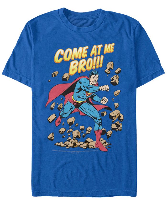 Fifth Sun DC Men's Superman Come At Me Bro Short Sleeve T-Shirt