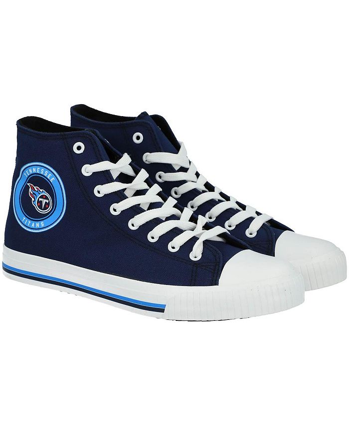 FOCO Men's Tennessee Titans High Top Canvas Sneakers