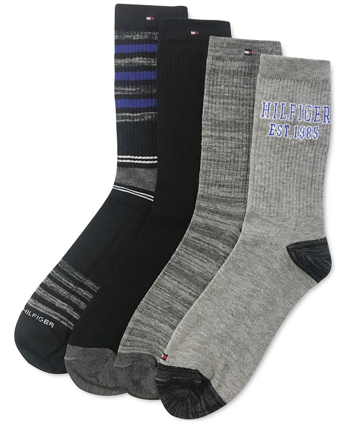 Tommy Hilfiger Men's 4-Pk. Performance Crew Socks