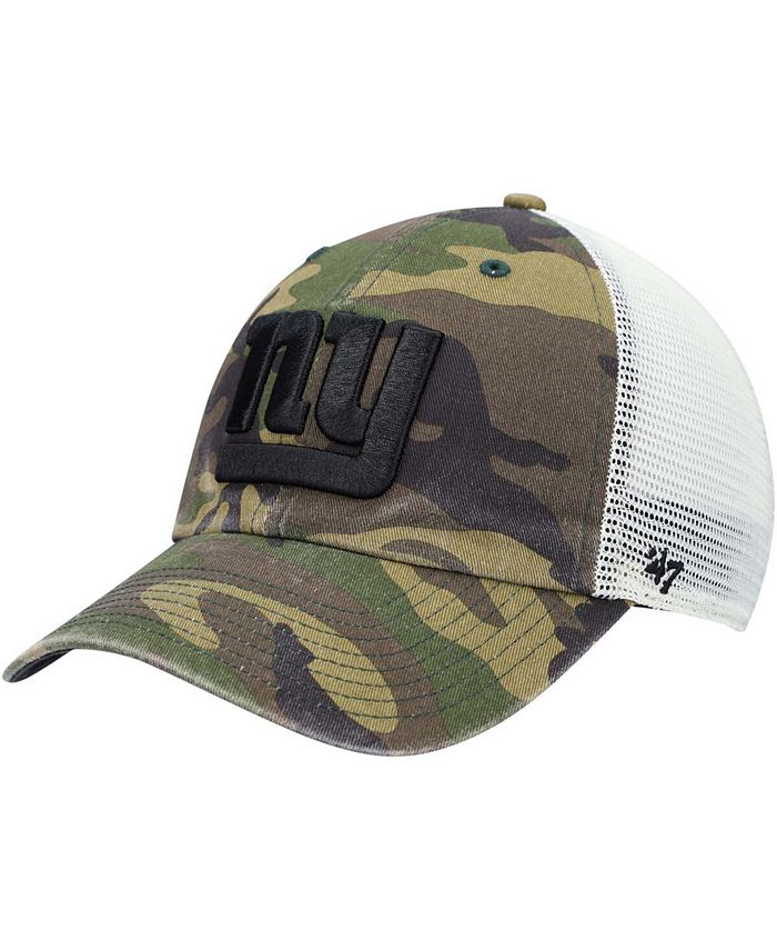 47 Brand Men's Camo New York Giants Branson MVP Trucker Snapback Hat