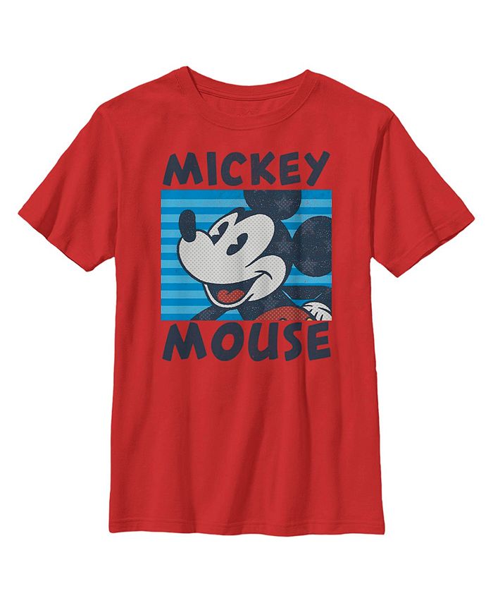 Disney Boy's Mickey & Friends Retro Square Child T-Shirt