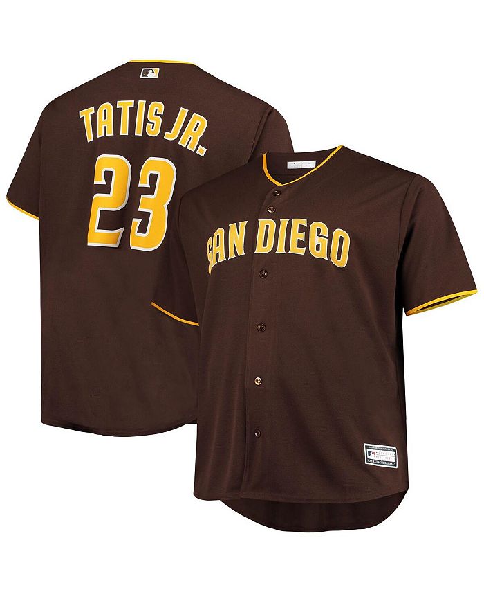 Profile Men's Fernando Tatis Jr. Brown San Diego Padres Big and Tall Replica Player Jersey