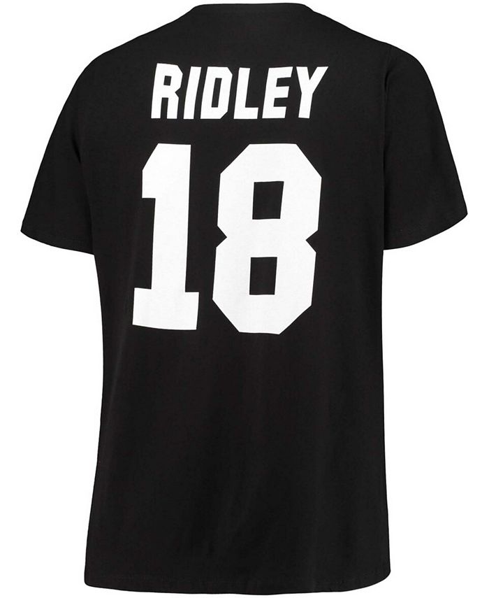 Fanatics Women's Plus Size Calvin Ridley Black Atlanta Falcons Name Number V-Neck T-shirt