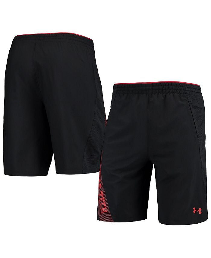 Under Armour Men's Black Texas Tech Red Raiders 2021 Sideline Woven Shorts