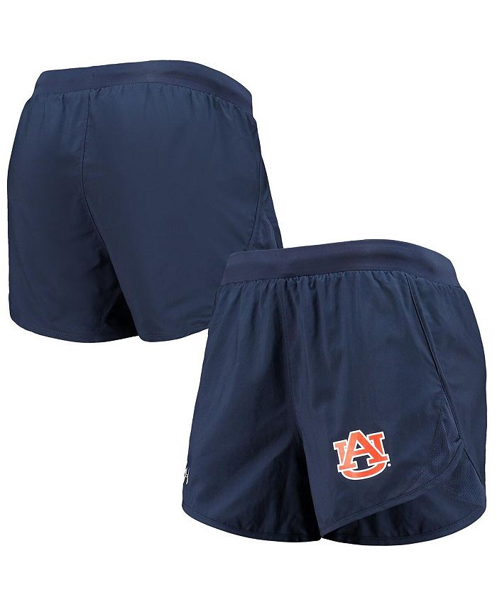 Under Armour Women's Navy Auburn Tigers Fly By Run 2.0 Performance Shorts