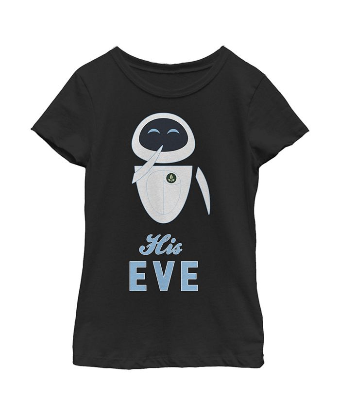 Disney Pixar Girl's Wall-E Valentine's Day His EVE Child T-Shirt