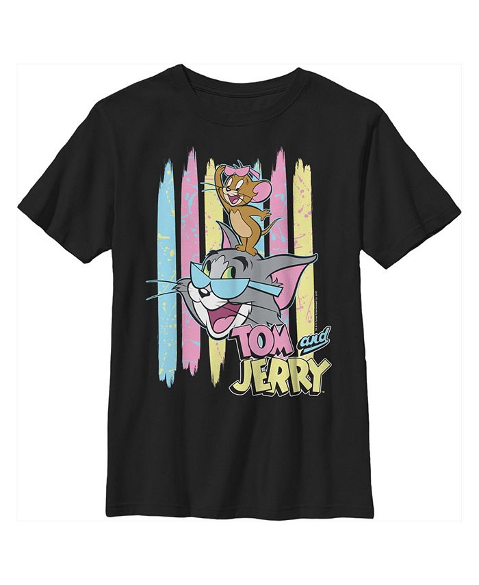 Warner Bros. Boy's Tom and Jerry Pastel Duo Child T-Shirt