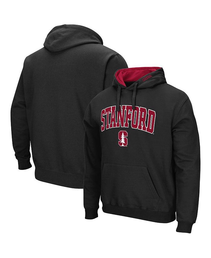 Colosseum Men's Black Stanford Cardinal Arch Logo 3.0 Pullover Hoodie