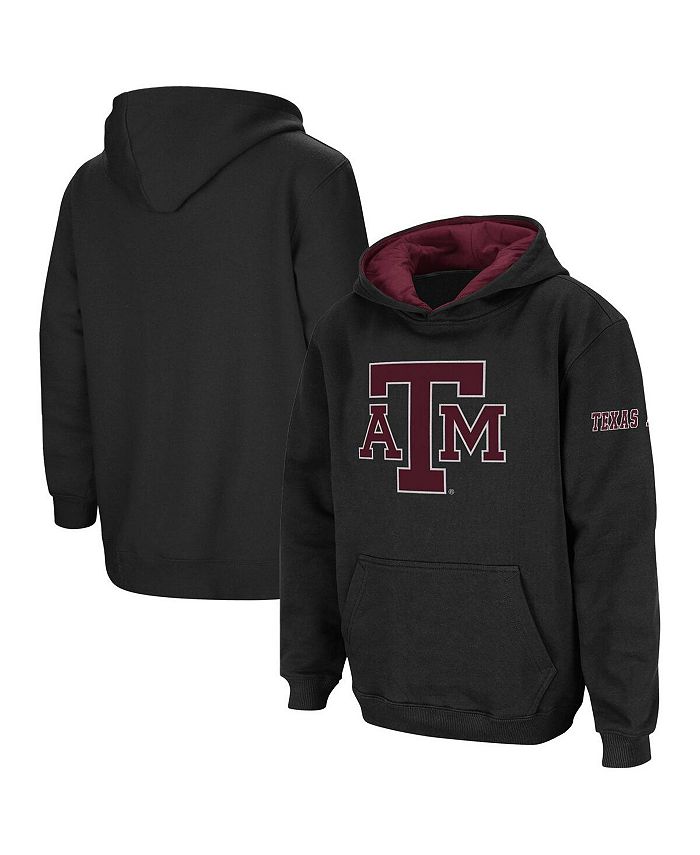 Stadium Athletic Big Boys Black Texas A&M Aggies Big Logo Pullover Hoodie