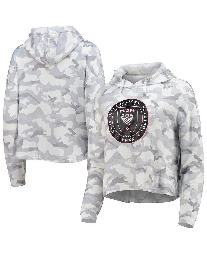 Concepts Sport Women's Gray Inter Miami CF Composite Hoodie T-shirt