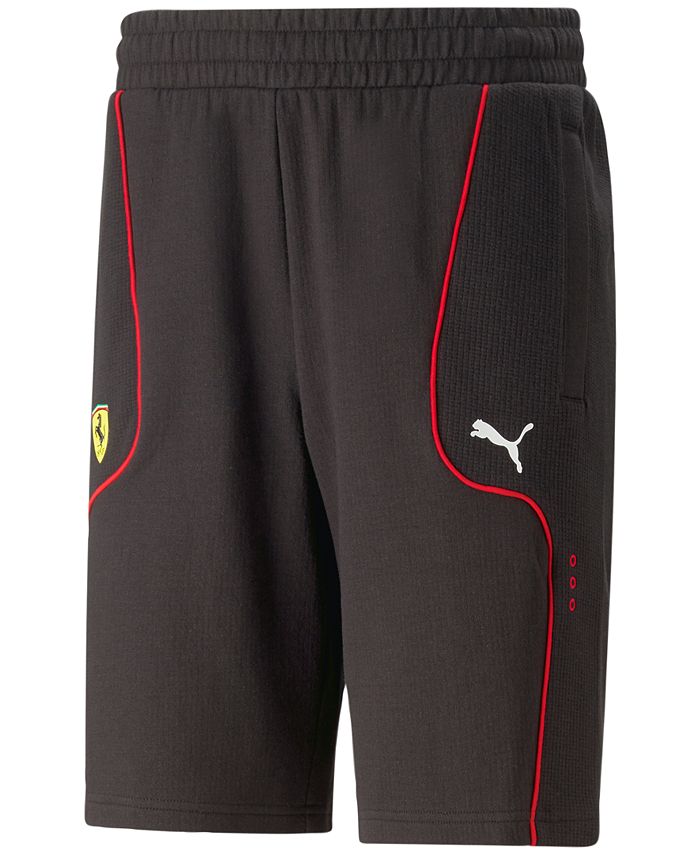 Puma Men's Ferrari Logo Fleece Race Sweat Shorts