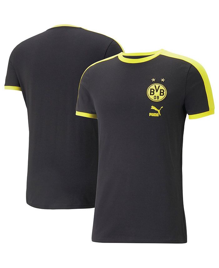 Puma Men's Black Borussia Dortmund ftblHeritage T-shirt