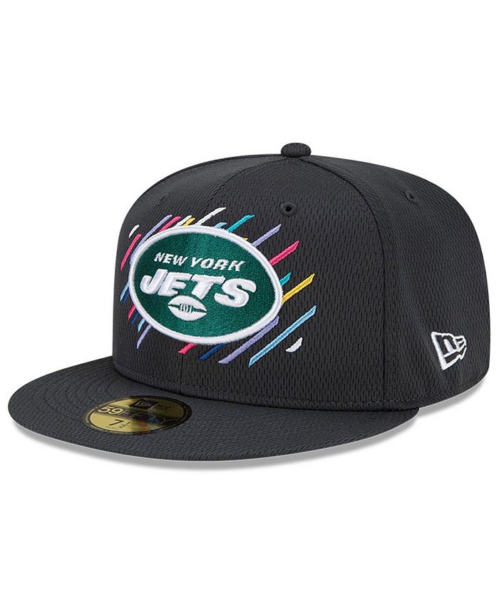 New Era Men's Charcoal New York Jets 2021 NFL Crucial Catch 59FIFTY Fitted Hat