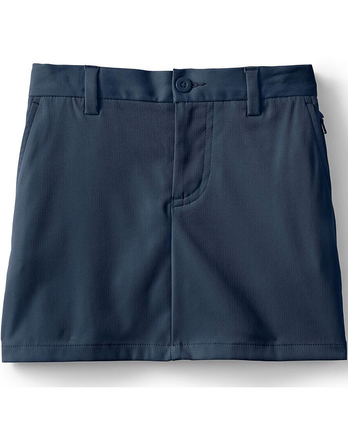 Lands' End School Uniform Girls Active Chino Skort Top of the Knee