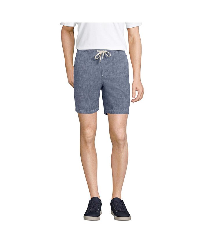 Lands' End Men's Big & Tall 7 Comfort-First Knockabout Pull On Deck Shorts