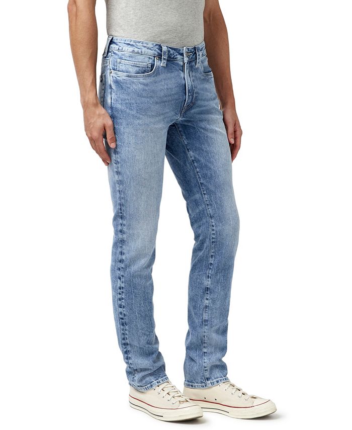 Buffalo David Bitton Men's Slim Fit Ash Veined Worked Jeans