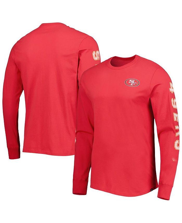 47 Brand Men's Scarlet San Francisco 49ers Franklin Long Sleeve T-shirt