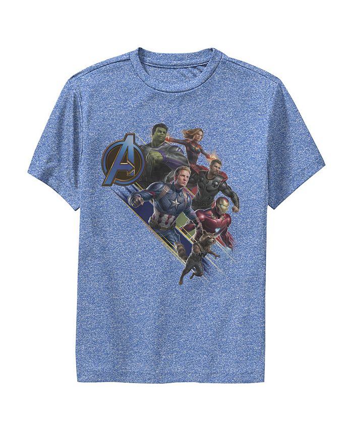 Marvel Boy's Avengers: Endgame Hero Streaks Child Performance Tee