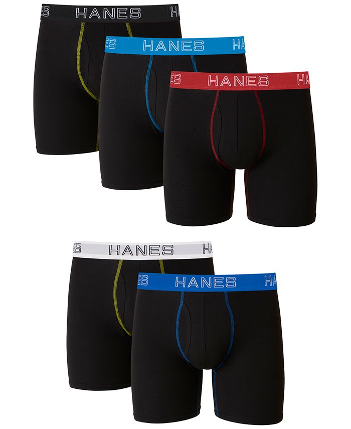 Hanes Men's 5-Pk. Ultimate? Stretch Boxer Briefs