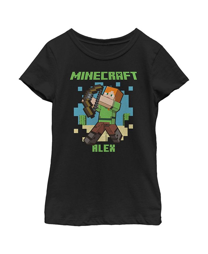 Microsoft Girl's Minecraft Alex Child T-Shirt