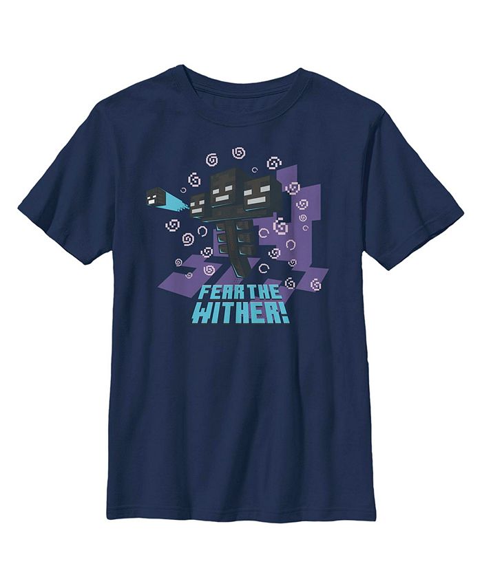 Microsoft Boy's Minecraft Fear the Wither Child T-Shirt