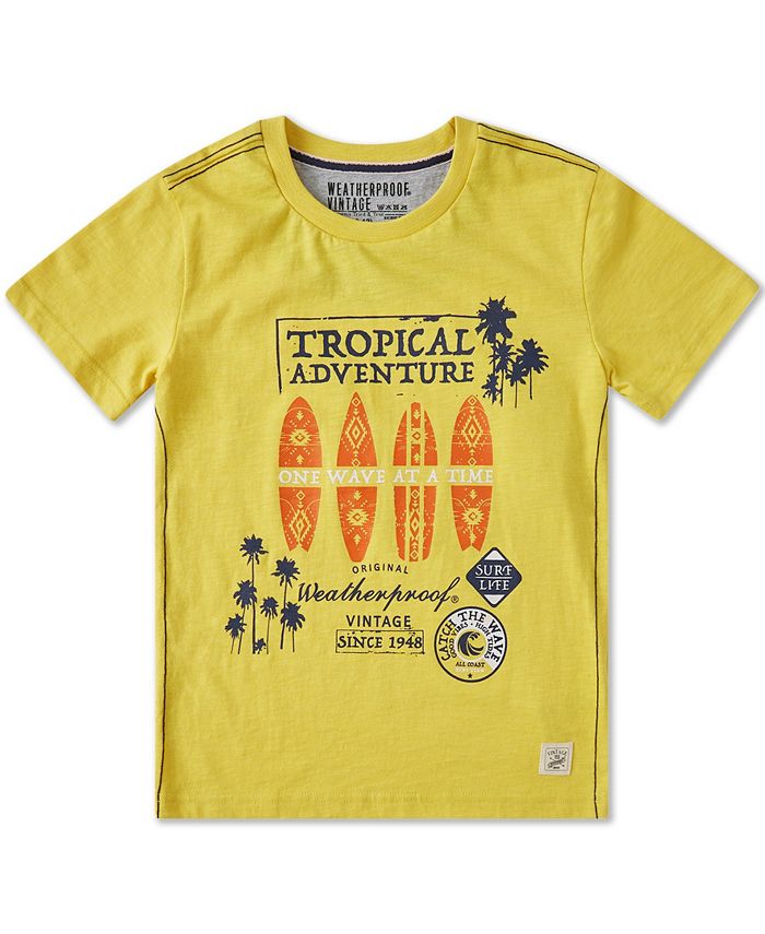 Weatherproof Big Boys Short Sleeve Graphic T-shirt