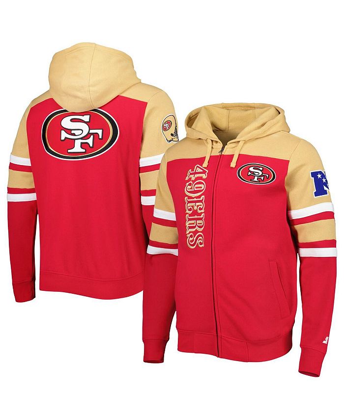 Starter Men's Scarlet San Francisco 49ers Extreme Full-Zip Hoodie Jacket