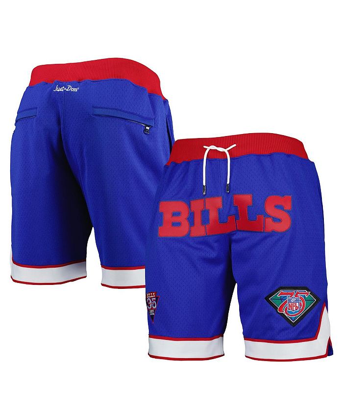 Mitchell & Ness Men's Royal Buffalo Bills 35Th Anniversary Just Don Throwback Shorts