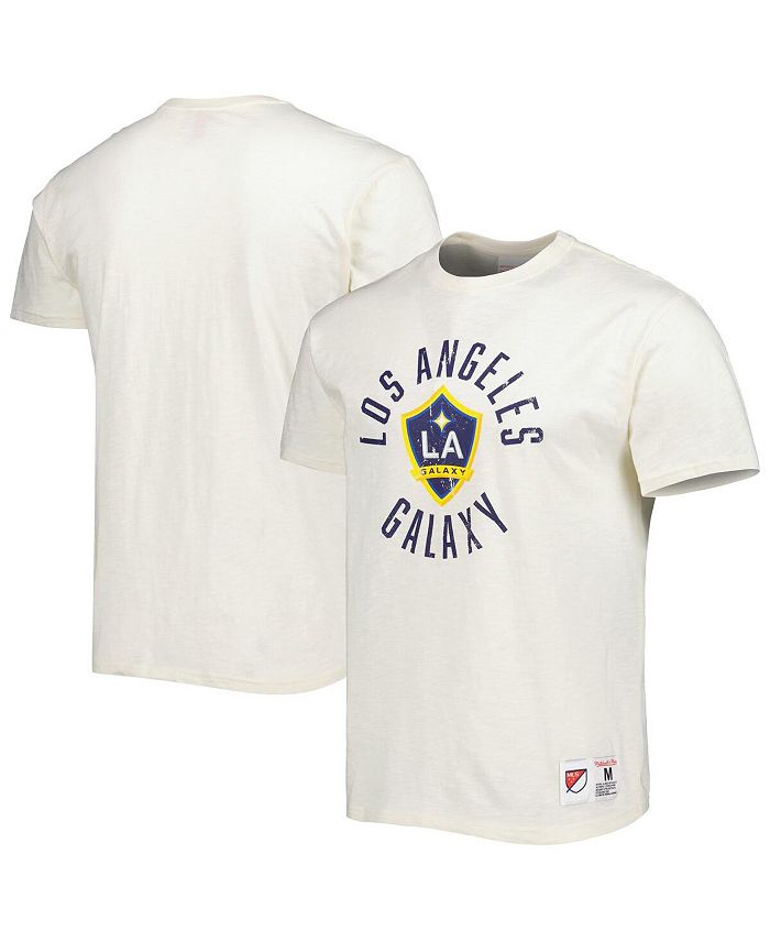 Mitchell & Ness Men's Cream LA Galaxy Legendary T-shirt