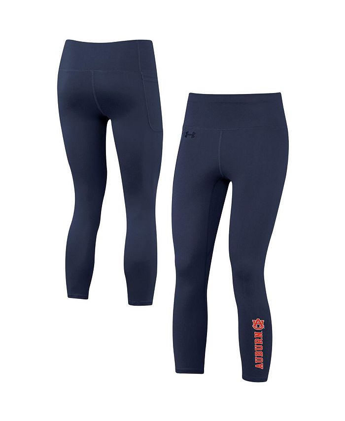 Under Armour Women's Navy Auburn Tigers Motion Performance Ankle-Cropped Leggings