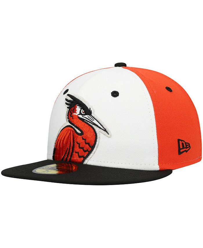 New Era Men's White Delmarva Shorebirds Authentic Collection Team Alternate 59FIFTY Fitted Hat